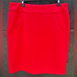 Cato Elegant Red Women's Skirt Size 16W